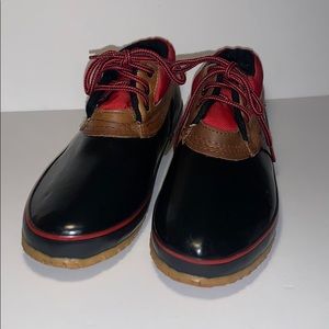 Vintage LANDS END heavy duty rain boot shoes mint